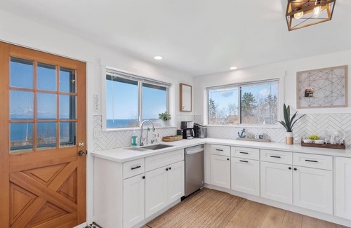 Coupeville House | Whidbey Island Getaway with Unobstructed Ocean Views