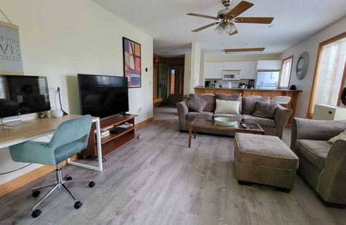 Twin Mountain House | White Mountain Escape - Cozy Home with Fireplace & River Access