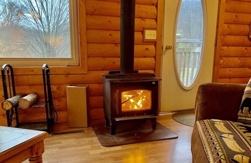 Lansing Cabin | White Pines w/ Swimming Pond & Hot Tub