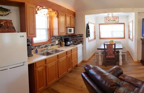 Branson Cabin | White River Cabin on Lake Taneycomo - Resort Pool - Dock