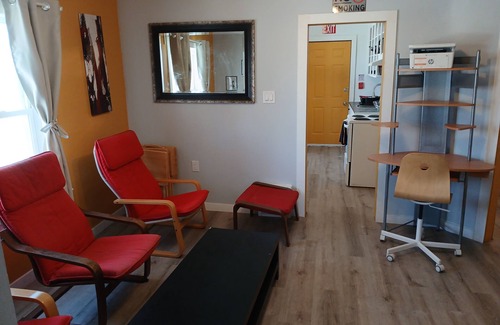 Winnipeg Apartment | Who likes red poang? Near downtown