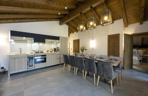 Les Contamines-Montjoie Apartment | Wifi, fitness, swimming pool, sauna, hammam, balcony, parking, tv, ski locker, 140m²