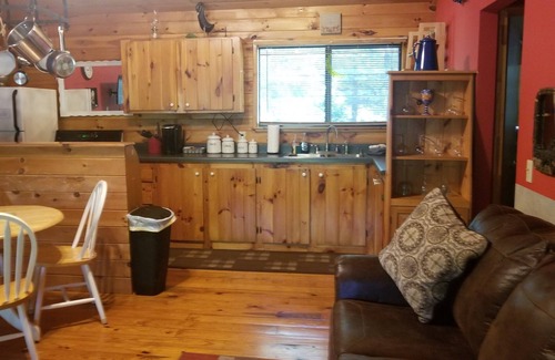 Franklin Cabin | Wild Bills Riverfront Escape - Garden hot tub