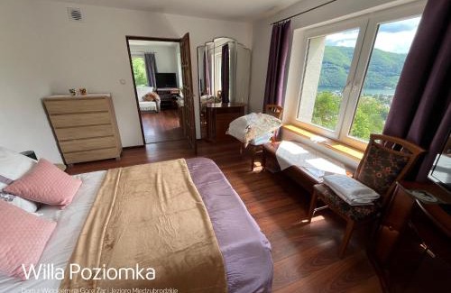Miedzybrodzie Bialskie Villa | Willa Poziomka z tarasem i widokiem na Górę Żar i Jezioro Międzybrodzkie