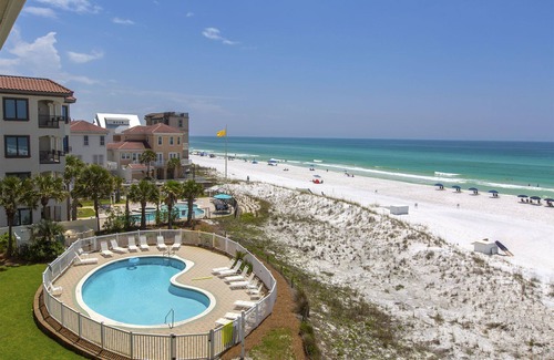 Miramar Beach Condo | Windancer 409 - Miramar Beach! Gulf Front! Community Pool! Free Beach Service!