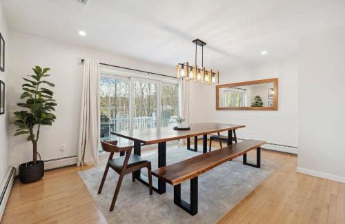 Lochmere House | Winnisquam Landing Lakefront Firepit Deck