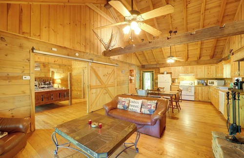 Vein Mountain Cabin | Winter Hiking + Hot Tub Soaks! Marion Mtn Cabin