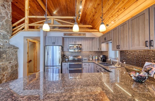 Big Sky Cabin | Winter Stays Available! Ski-in/Ski-out Home with Private Hot Tub and Large Deck!