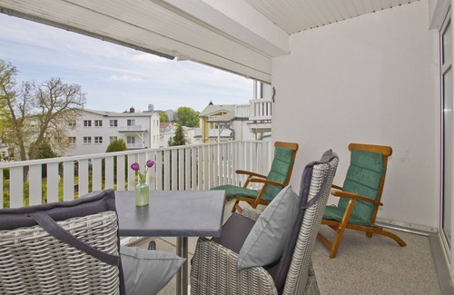 Gohren Apartment | With sea view and balcony, use of swimming pool and sauna - FeWo Ostseeperle Nr. 17