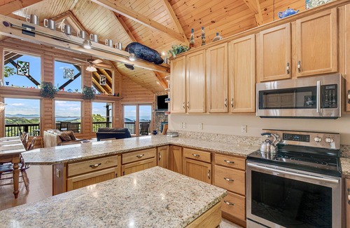 Wolf Laurel Cabin | Wit’s End @ Wolf Laurel Resort with the Best views in WNC, access to amenities