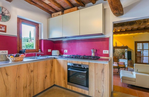 San Casciano in Val di Pesa Villa | Wonderful private villa with WIFI, A/C, private pool, TV, patio, panoramic view and parking