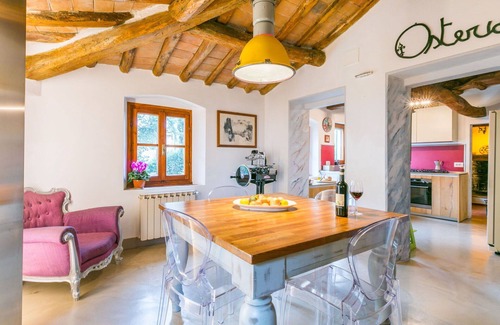 San Casciano in Val di Pesa Villa | Wonderful private villa with WIFI, A/C, private pool, TV, patio, panoramic view and parking