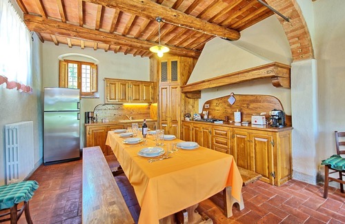 Sant'Andrea in Percussina Villa | Wonderful private villa with hot tub, WIFI, private pool, A/C, TV, panoramic view, close to Florence