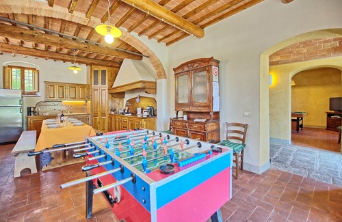 Sant'Andrea in Percussina Villa | Wonderful private villa with hot tub, WIFI, private pool, A/C, TV, panoramic view, close to Florence