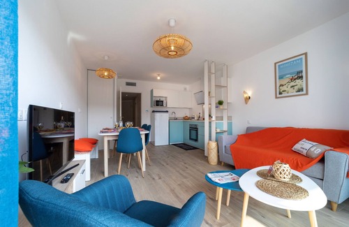 Mimizan-Plage Apartment | Wonderful apartment - Swimming pool - Air conditioning - Ideally located