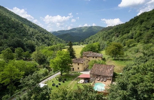 Borgo San Lorenzo Villa | Wonderful private villa with WIFI, private pool, TV, patio and panoramic view, close to Florence