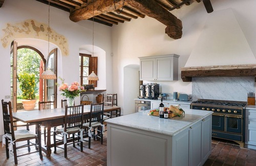 San Pietro in Bossolo Villa | Wonderful private villa for 12 guests with A/C, WIFI, private pool, TV, patio and panoramic view