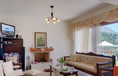 Triopetra Villa | Wonderful private villa with private pool, WIFI, A/C, TV, patio, panoramic view and parking