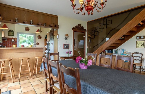 Plestin-les-Greves House | Wonderful private villa for 12 people with WIFI, TV, patio, pets allowed and parking