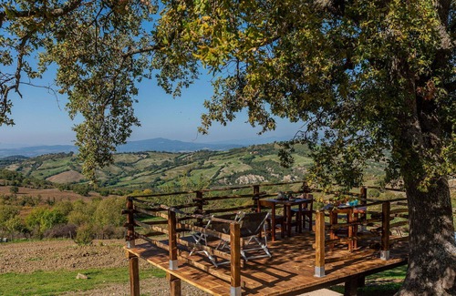 Roccalbegna House | Wonderful private villa with private pool, A/C, WIFI, TV, patio, panoramic view and parking