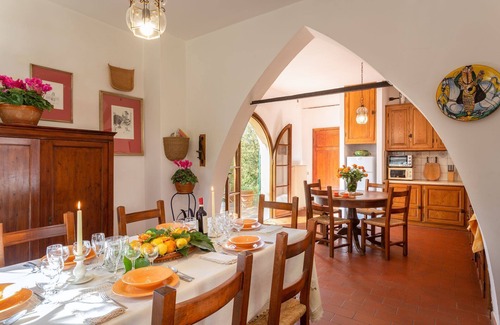 Montecalvoli Villa | Wonderful private villa for 8 people with WIFI, private pool, TV, patio and panoramic view