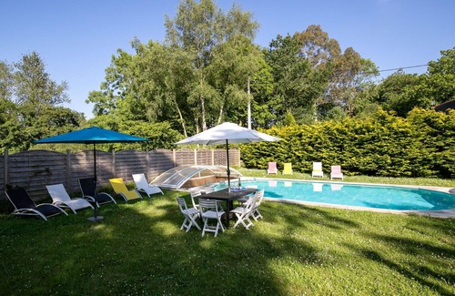 Ploumilliau House | Wonderful private villa for 10 people with private pool, WIFI, TV, terrace, pets allowed and par.