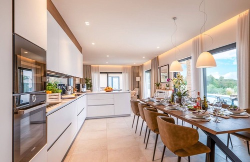 Kastelir-Labinci Villa | Wonderful private villa for 8 guests with A/C, WIFI, private pool, hot tub, TV, terrace and park.