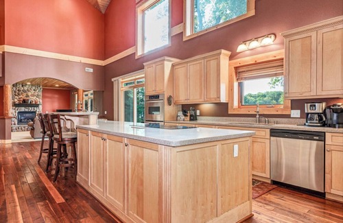 Breezy Point House | Wonderful Retreat - Enjoy holiday gatherings in this large, cozy cabinn