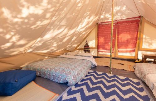 Abergele House | Wood Cabin & 4 Large Bell Tents - Hapus Hideaway