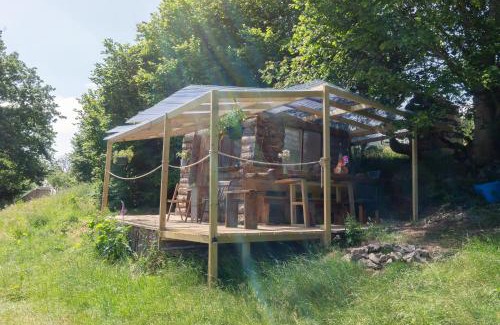 Abergele House | Wood Cabin & 4 Large Bell Tents - Hapus Hideaway
