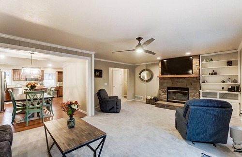 Howard House | Wooded, Lakefront home in Apple Valley