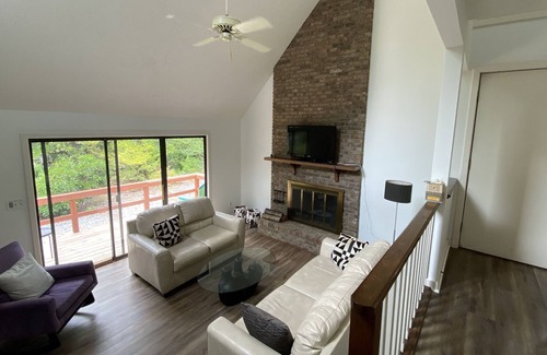 Landrum House | Wooded Wonderland - TEIC, Tryon, Landrum - CLOSE!!
