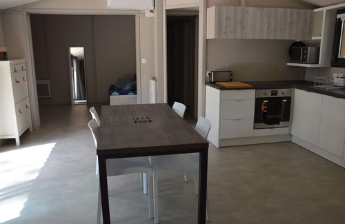 Ondres House | Wooden Chalet 13 people, 900m beach, pool and activities for all