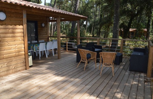 Ondres House | Wooden Chalet 13 people, 900m beach, pool and activities for all