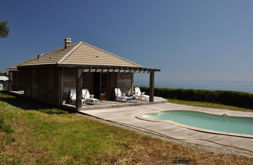 Santa-Maria-Poggio House | Wooden detached house with stunning views of the sea: ideal resort