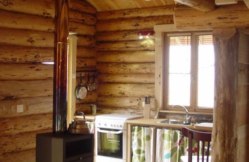 Saint-Martin-la-Sauvete Cottage | Wooden chalet in nature, pets welcome