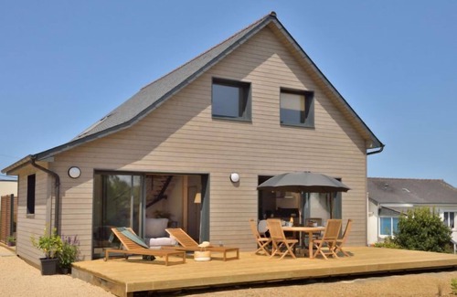 Tredrez-Locquemeau House | Wooden House by Interhome