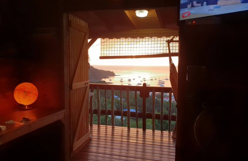 Deshaies Ski Chalet | Wooden house in a mango tree with exceptional view of the caribbean