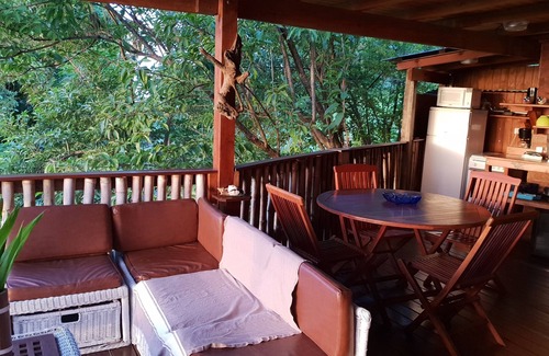 Deshaies Ski Chalet | Wooden house in a mango tree with exceptional view of the caribbean