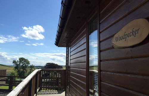 Cupar House | Woodpecker Lodge with Hot Tub near Cupar Fife