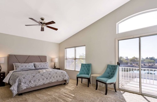 Arrowhead Lakes House | WOW! Waterfront home w/ Kayaks, Private Heated Pool, Spa–NO Extra Fee! Pool/Ping Pong! Free Golf