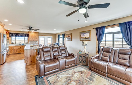 Fenn House | Wraparound Deck Newly Built Home in Grangeville!