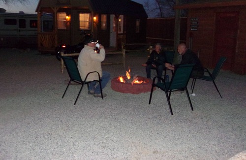 Imlay Cabin | Wyatt Earp, has a queen bed, and has it's own bathroom.