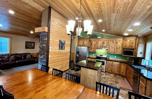 Island Park Cabin | Yellowstone's PREMIER Hideaway! King Bed, Fire Pit, Dog & wheelchair friendly!