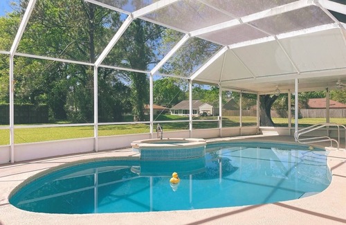 St. Augustine House | Zen Oasis! Heated Pool, Hot Tub, Beach 12-Min!