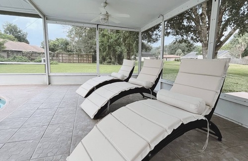 St. Augustine House | Zen Oasis! Heated Pool, Hot Tub, Beach 12-Min!