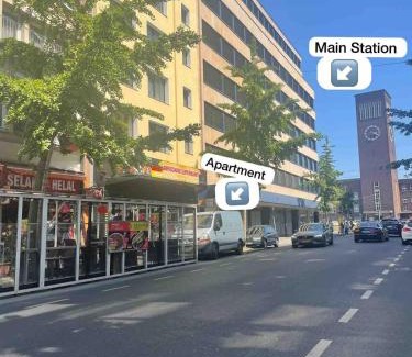 Stadtmitte Apartment | Zentrale Wohnung direkt am Hauptbahnhof - Bismarck