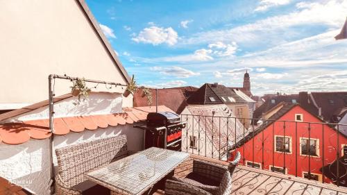 Amberg Apartment | Zentrales Turm-Apt mit Terrasse