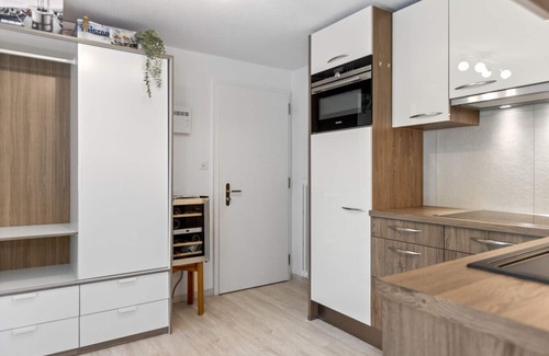 Zermatt Apartment | Zermatt, 4 pers/3 beds - Balcony with view & garden