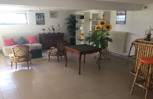 1-bedroom apartment with view of private beach.